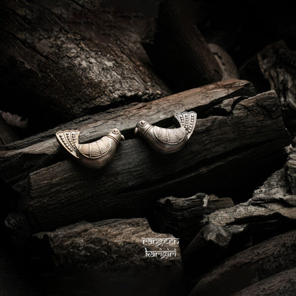 Bird Oxidised Stud EarringsOE-05, Women Oxidised Earrings