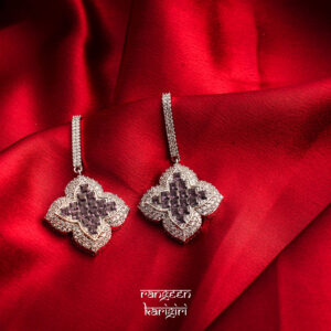 Bloom American Diamond Earrings AE-14, Women American Diamond Earrings