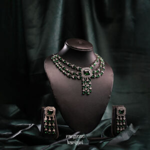 Divyotsav American Diamond Necklace Set NAD-12, American Diamond Necklace Set