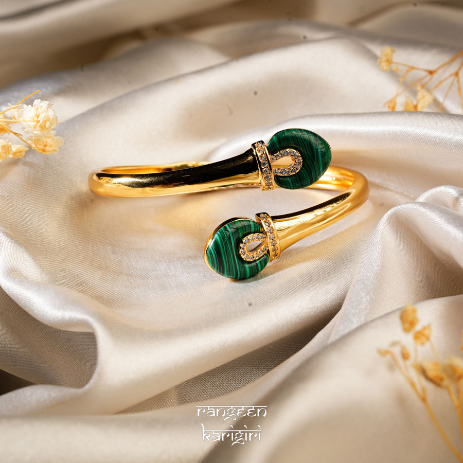 Emerald Stainless Steel Bracelet BS-05, Women Stainless Steel Bracelets