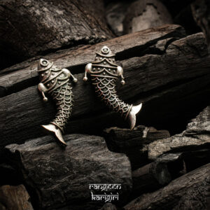 Fish Oxidised Stud EarringsOE-04, Women Oxisdised Earrings