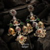 Heer Rani Fusion Earrings FE-02PG, Women Fusion Earrings
