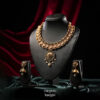 Maharani Muse Kundan Necklace Set NK-08G, Kundan Necklace Set