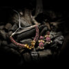 Queen Elephant Oxidised Necklace Set NO-04P, Oxidised Necklace Set