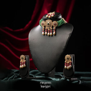 Rangriti Kundan Choker Set NK-11, Kundan Choker Set