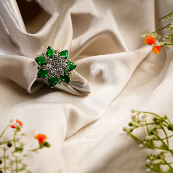 Shine Thoery American Diamond Ring RAD-04G, women american diamond ring