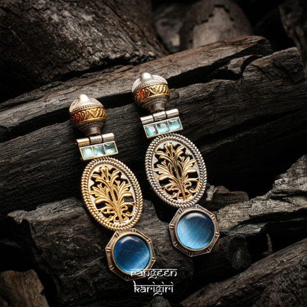 Tamal Taru Fusion Earrings FE-04B, Women Fusion Earrings