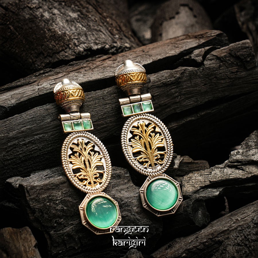 Tamal Taru Fusion Earrings FE-04G Tamal Taru Fusion Earrings FE-04G, Women Fusion Earrings