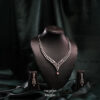 Tejasvi American Diamond Necklace Set NAD-10LP, American Diamond Necklace