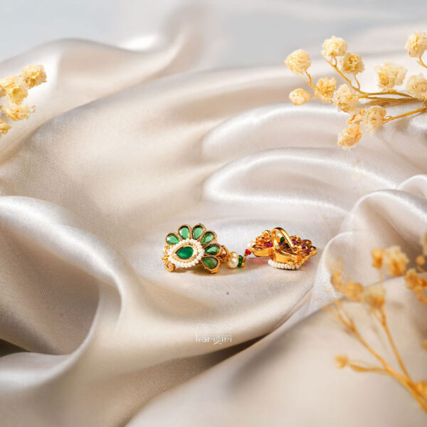 Traditional Nose Pin NP-02G, Women Nose Pins