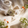 Floral American Diamond Ring and american diamond jewellery