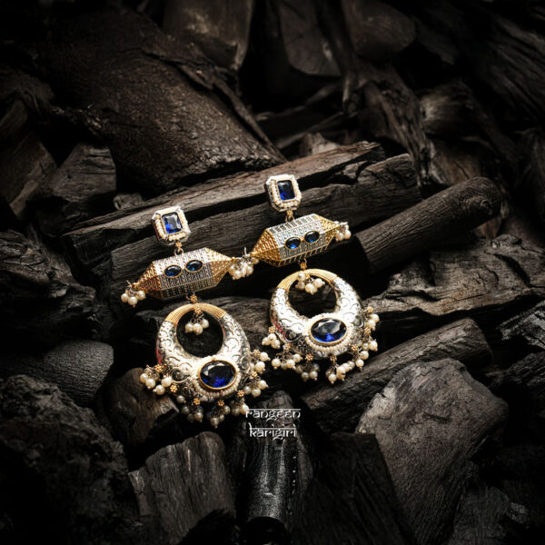 Chandrika Fusion Earrings FE-01B, women's fusion earrings