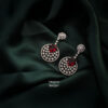 Studded American Diamond Earring, Women American Diamond Earring