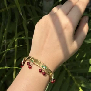 Cherry Stainless Steel Bracelet BS-17