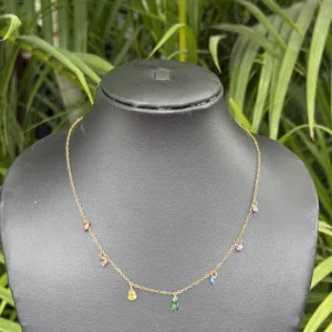 Studd Stainless Steel Charm Neckpiece NS-9