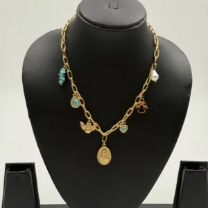 Stainless Steel Charm Neckpiece NS-6