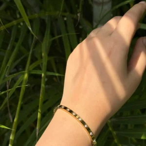Studded Stainless Steel Bracelet BS-15
