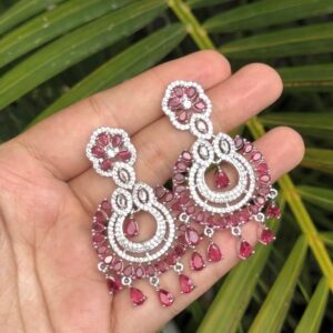 Raani Phool American Diamond Earrings AE-10